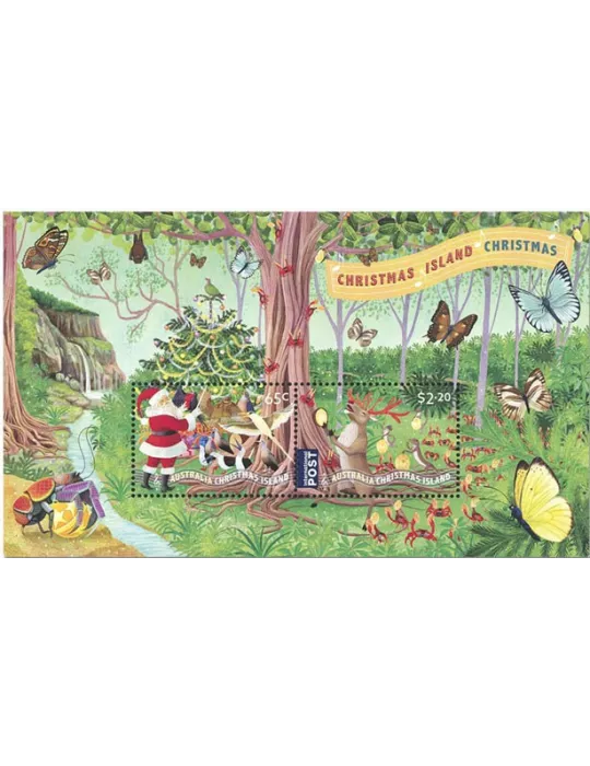 n° 73 - Timbre CHRISTMAS (ILE) Blocs et feuillets