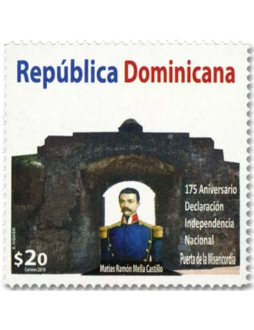 n° 2201/2204 - Timbre DOMINICAINE Poste 2