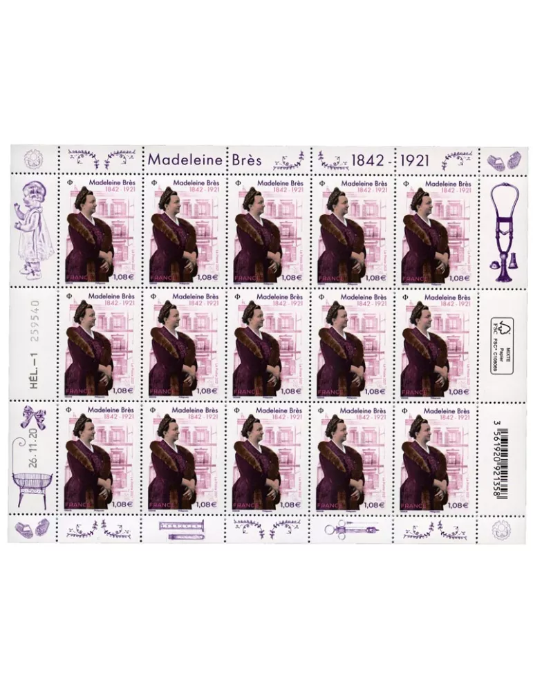 n° F11 - Timbre France Feuillets de France (n° 5463)
