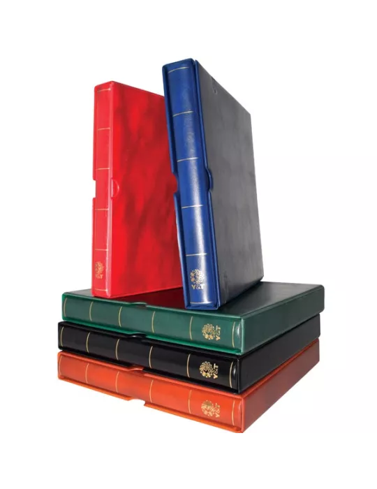 Album SUPRA : étui + reliure - Album à anneaux pour timbres