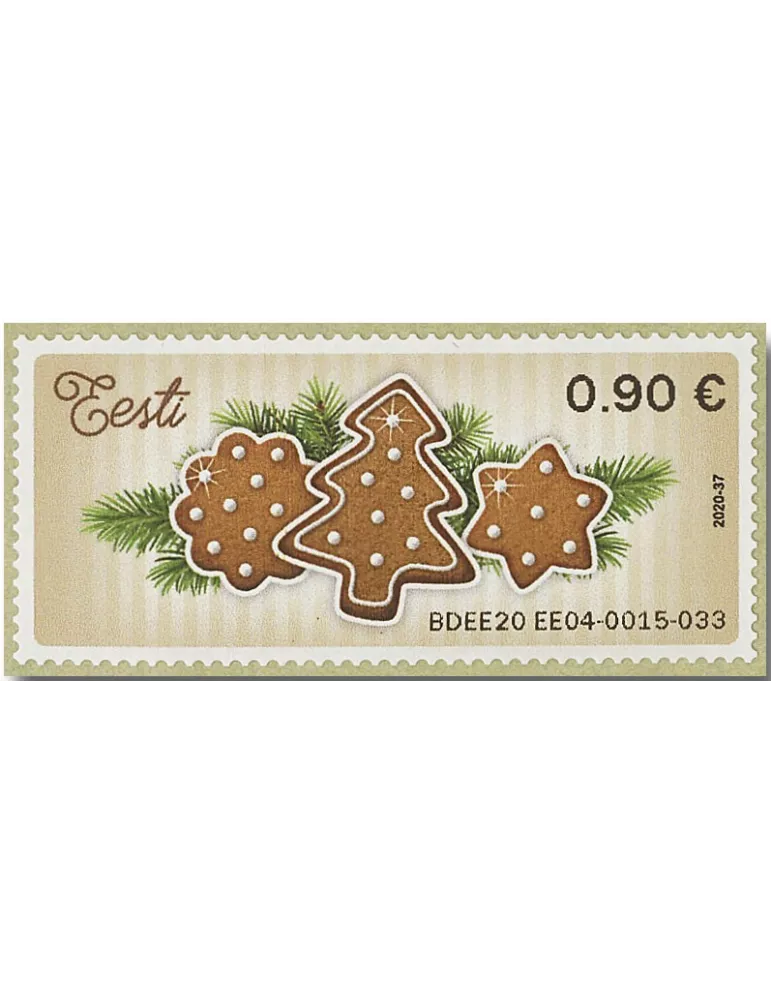 n° 5 - Timbre ESTONIE Timbres de distributeurs