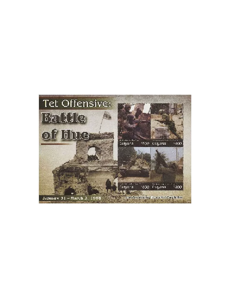 n° 7160/7163 - Timbre GUYANA Poste