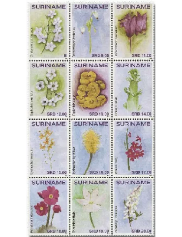 n° 2993/3004 - Timbre SURINAM Poste