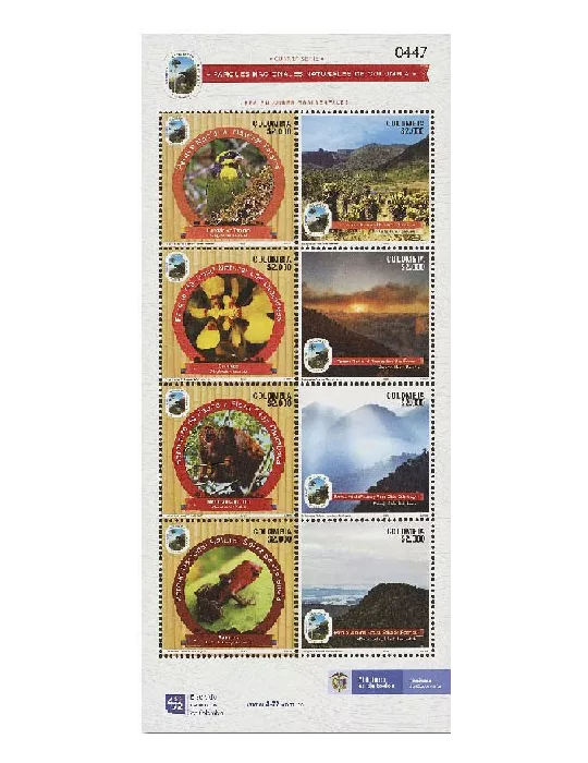 n° 2119/2126 - Timbre COLOMBIE Poste