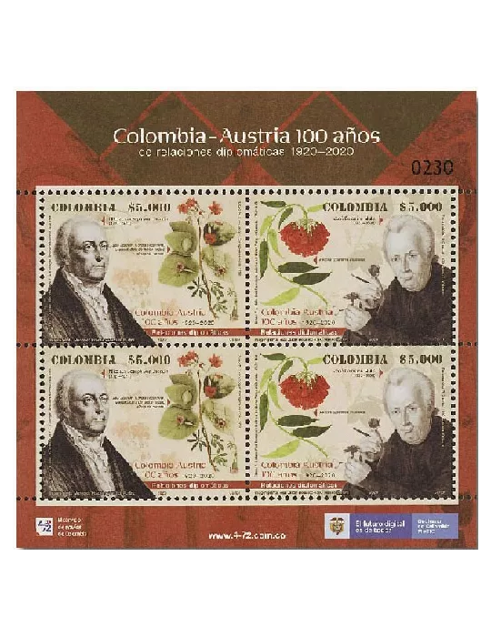 n° 2140/2141 (2 séries) - Timbre COLOMBIE Poste