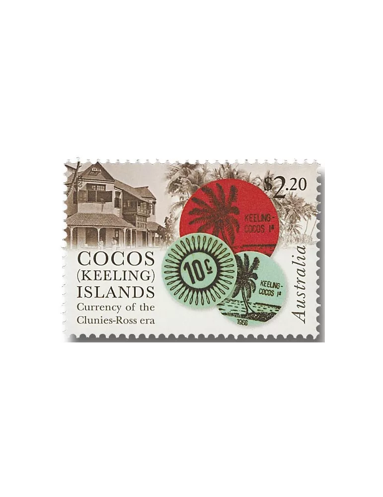 n° 524/527 - Timbre COCOS (ILES) Poste