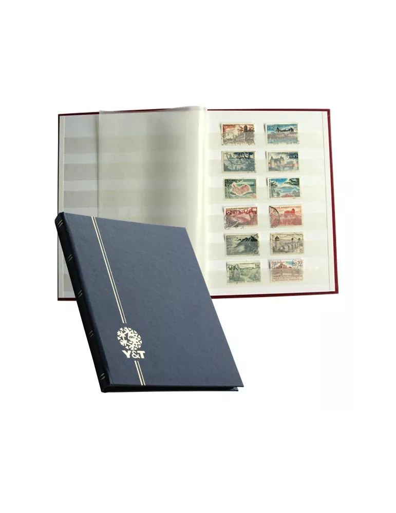 PERFECTA : Classeur fixe pour timbres (Petit modèle-Pages Blanches-16p.)