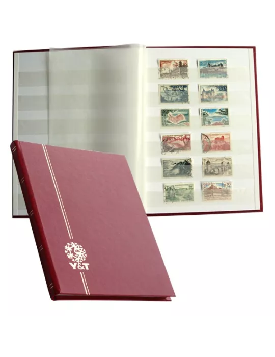 PERFECTA : Classeur fixe pour timbres (Petit modèle-Pages Blanches-16p.)