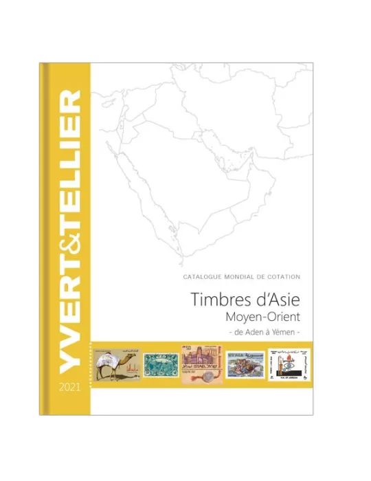 ASIE - MOYEN ORIENT - 2021 (Catalogue des timbres des pays du Moyen-Orient)