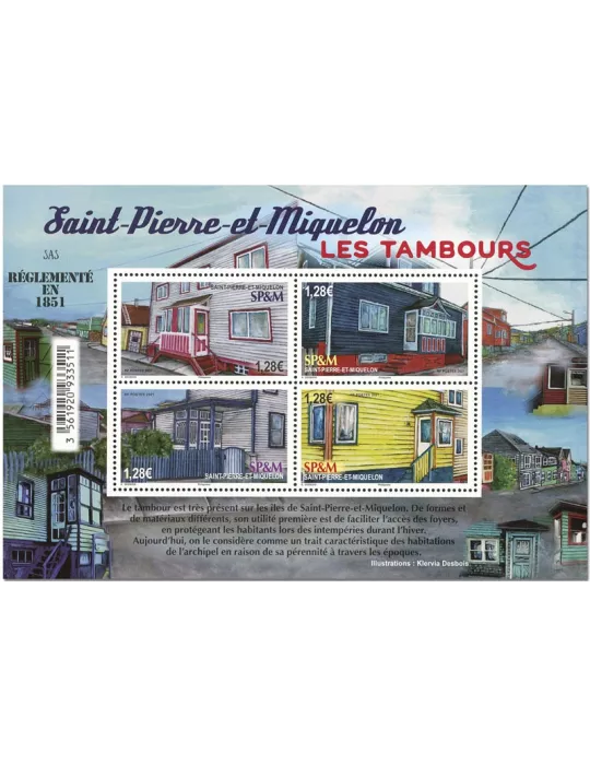 n° F1263 - Timbre SAINT-PIERRE ET MIQUELON Poste