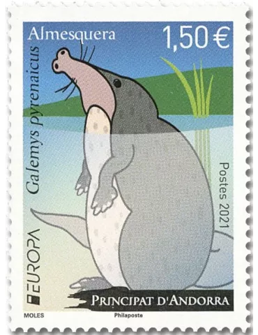 n° 859 - Timbre ANDORRE Poste