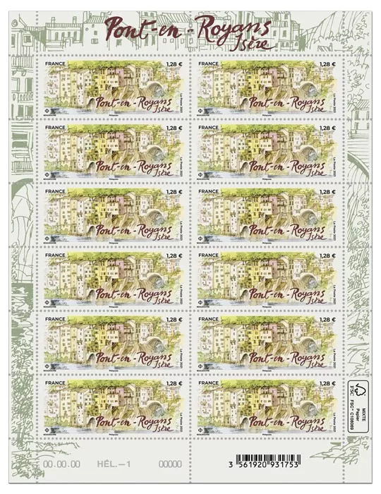 n° F19 - Timbre France Feuillets de France (n° 5481)