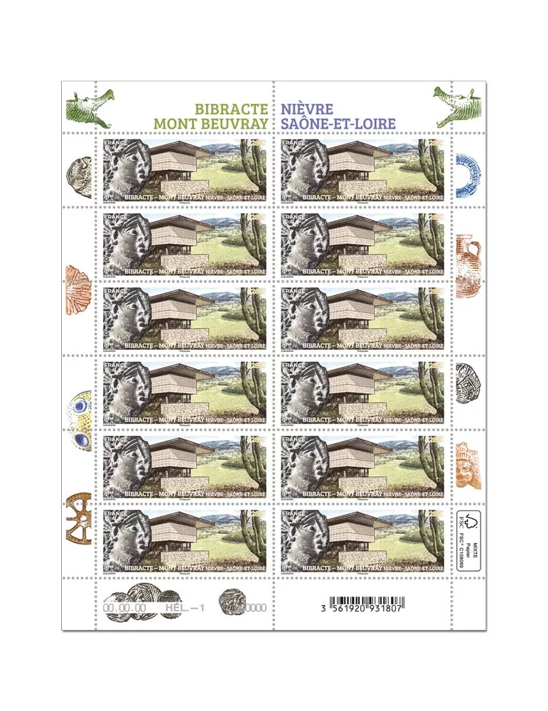 n° F22 - Timbre France Feuillets de France (n° 5488)