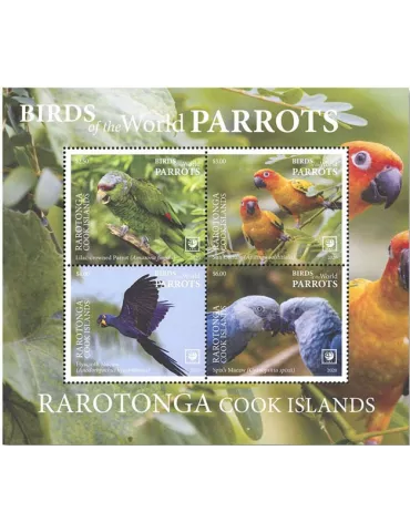 n° 9 - Timbre RAROTONGA Blocs et feuillets