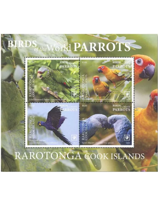 n° 9 - Timbre RAROTONGA Blocs et feuillets