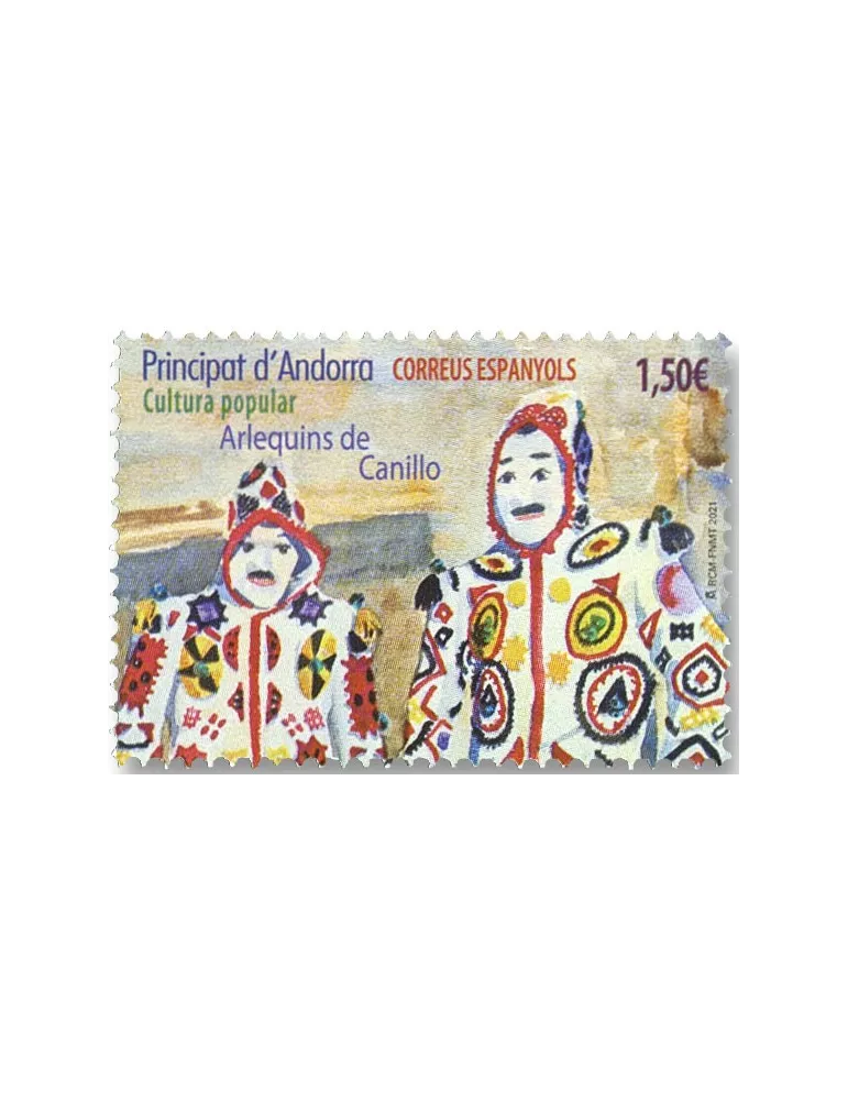 n° 497 - Timbre ANDORRE ESPAGNOL Poste