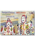 n° 497 - Timbre ANDORRE ESPAGNOL Poste