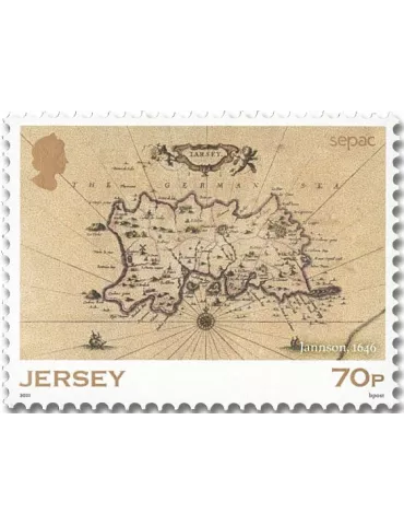 n° 2537/2541 (+ le n° 2536) - Timbre JERSEY Poste 2