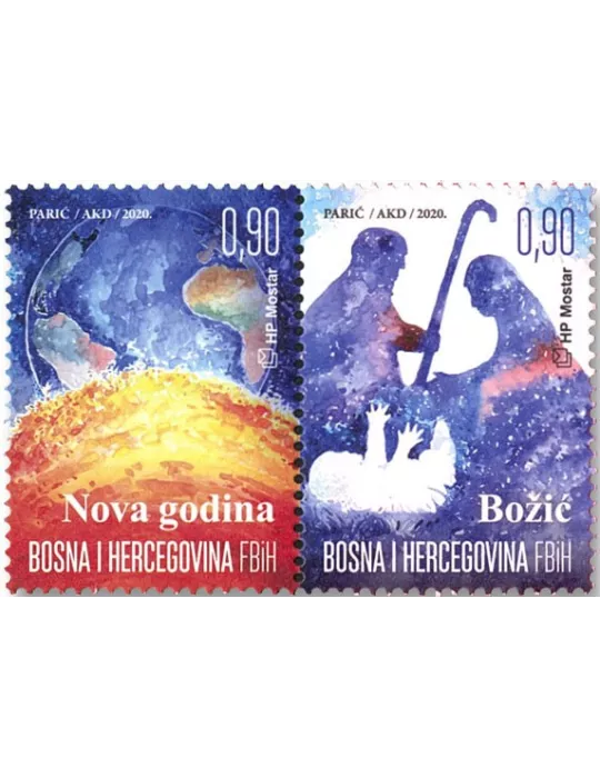 n° 515/516 - Timbre HERCEG-BOSNA Poste
