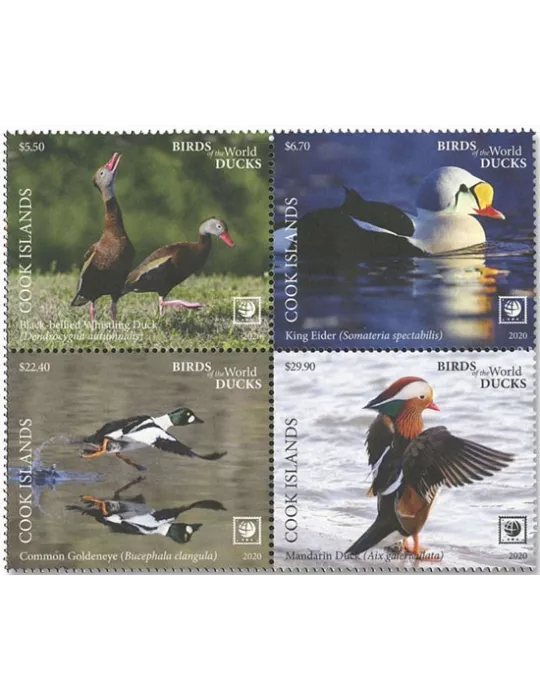 n° 1819/1822 - Timbre COOK (Oc) Poste