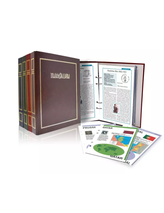 TIMBROALBUM : Mini classeur pour fiches TIMBRES Magazine