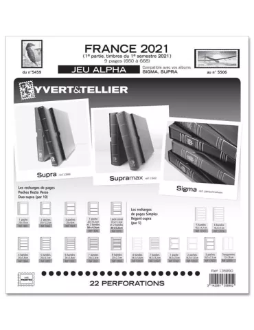 FRANCE ALPHA : 2021 - 1ER SEMESTRE (JEUX SANS POCHETTES)