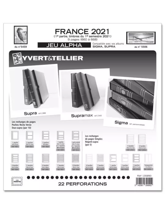 FRANCE ALPHA : 2021 - 1ER SEMESTRE (JEUX SANS POCHETTES)