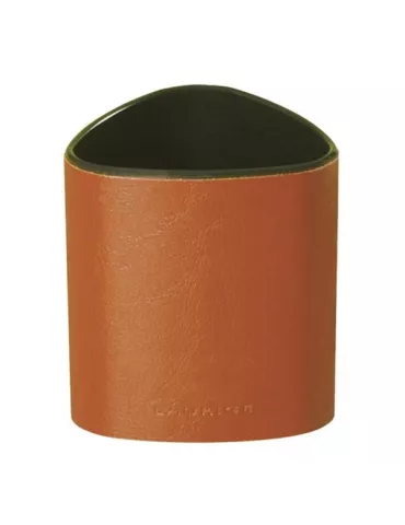 Pot à crayon en cuir (Marron)