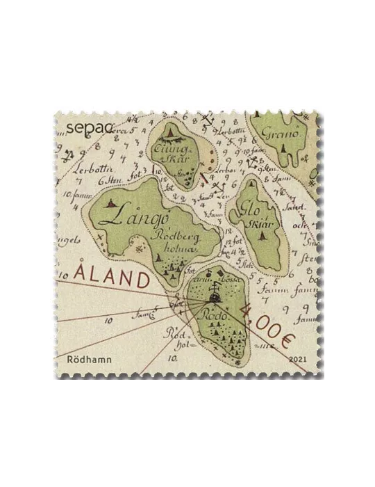 n° 501 - Timbre ALAND Poste