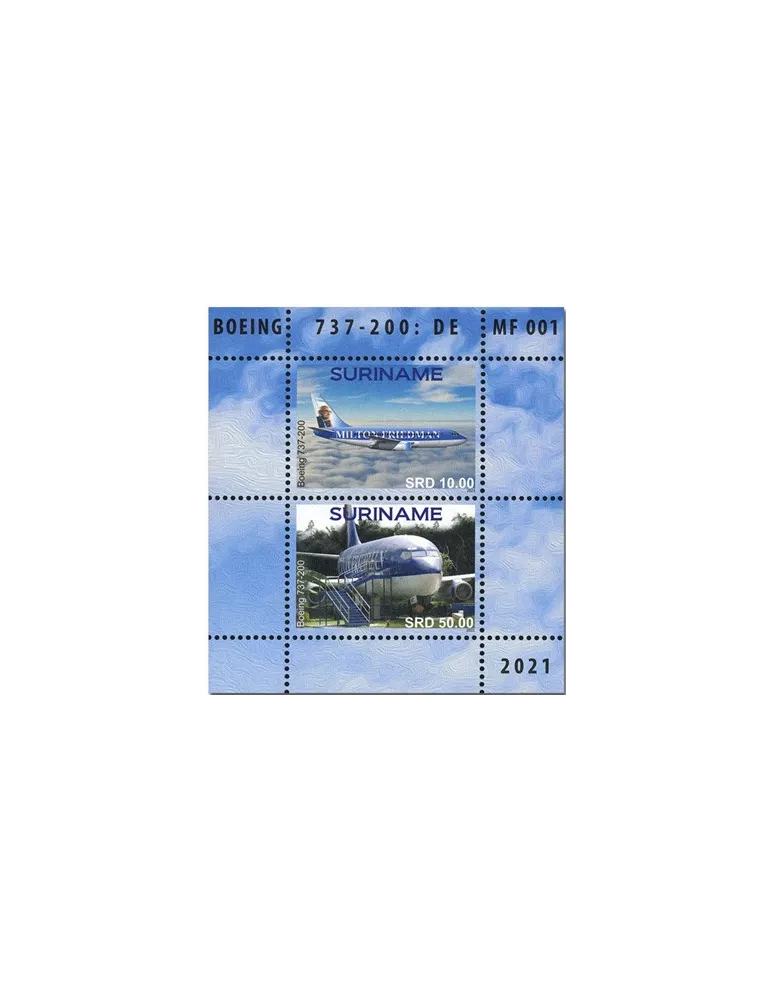 n° 186 - Timbre SURINAM Blocs et feuillets