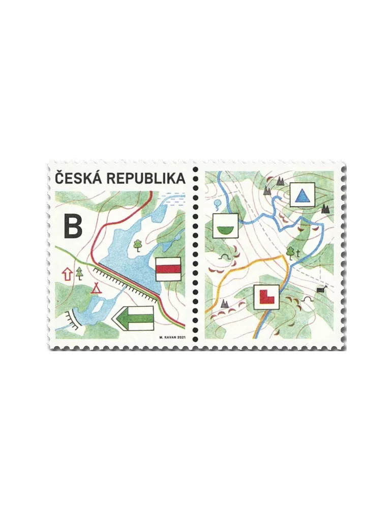 n° 983 - Timbre TCHEQUE (République) Poste