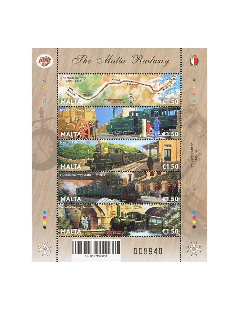 n° 2115/2119 - Timbre MALTE Poste