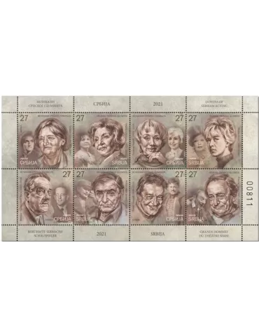 n° 974/981 - Timbre SERBIE Poste