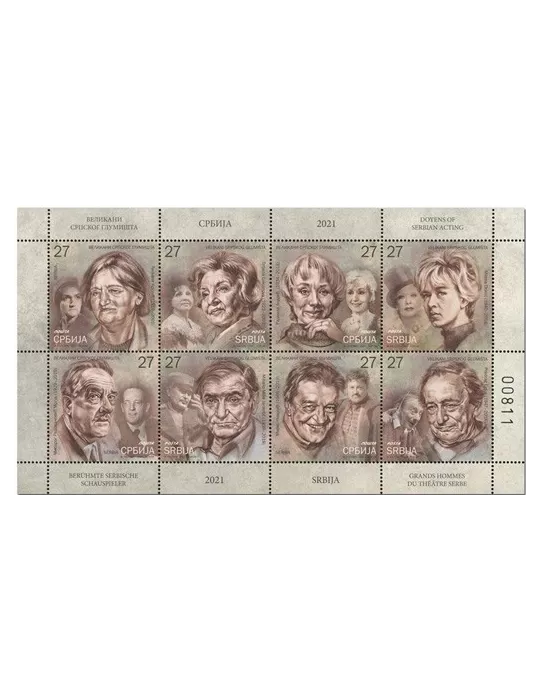 n° 974/981 - Timbre SERBIE Poste