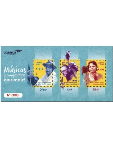 n° 79 - Timbre COSTA RICA Blocs et feuillets