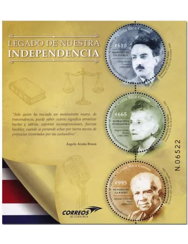 n° 82 - Timbre COSTA RICA Blocs et feuillets