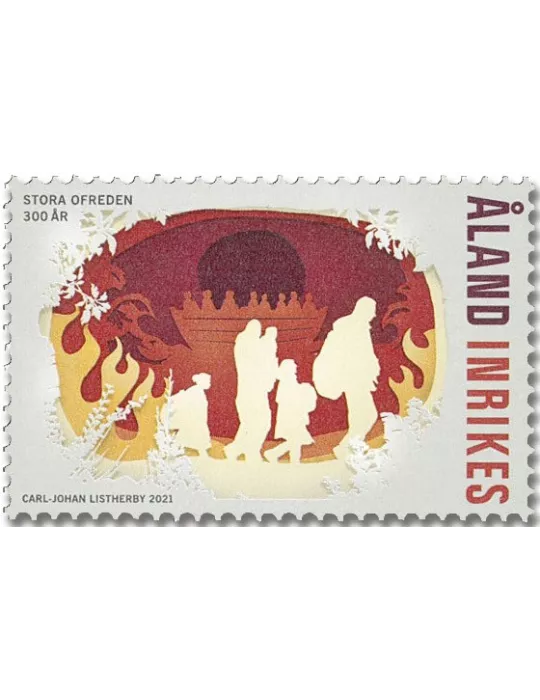 n° 502 - Timbre ALAND Poste