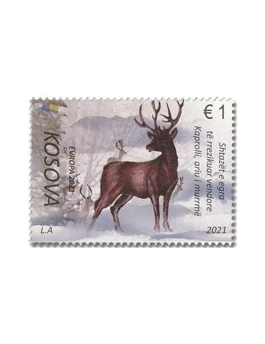 n° 375/376 - Timbre KOSOVO Poste
