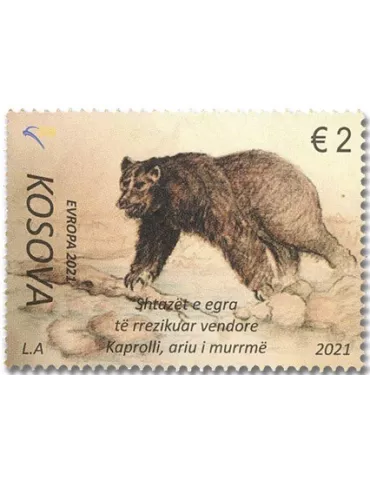n° 375/376 - Timbre KOSOVO Poste 2