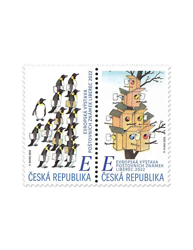 n° 1024/1025 - Timbre TCHEQUE (REpublique) Poste