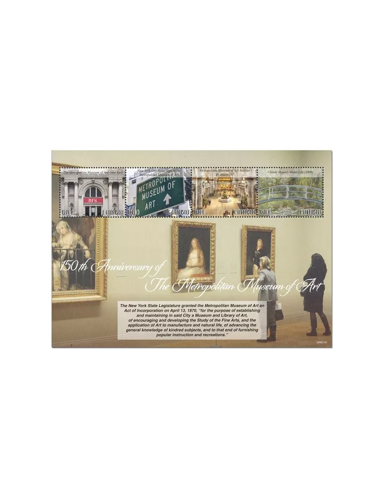 n° 6140/6143 - Timbre GAMBIE Poste