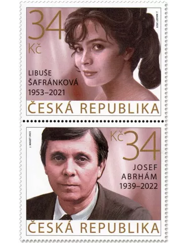 n° 1051/1052 - Timbre TCHEQUE (République) Poste