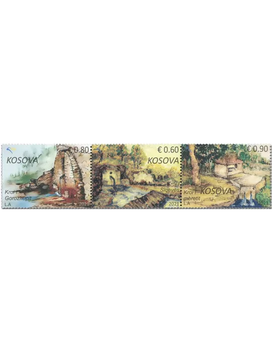 n° 372/374 - Timbre KOSOVO Poste
