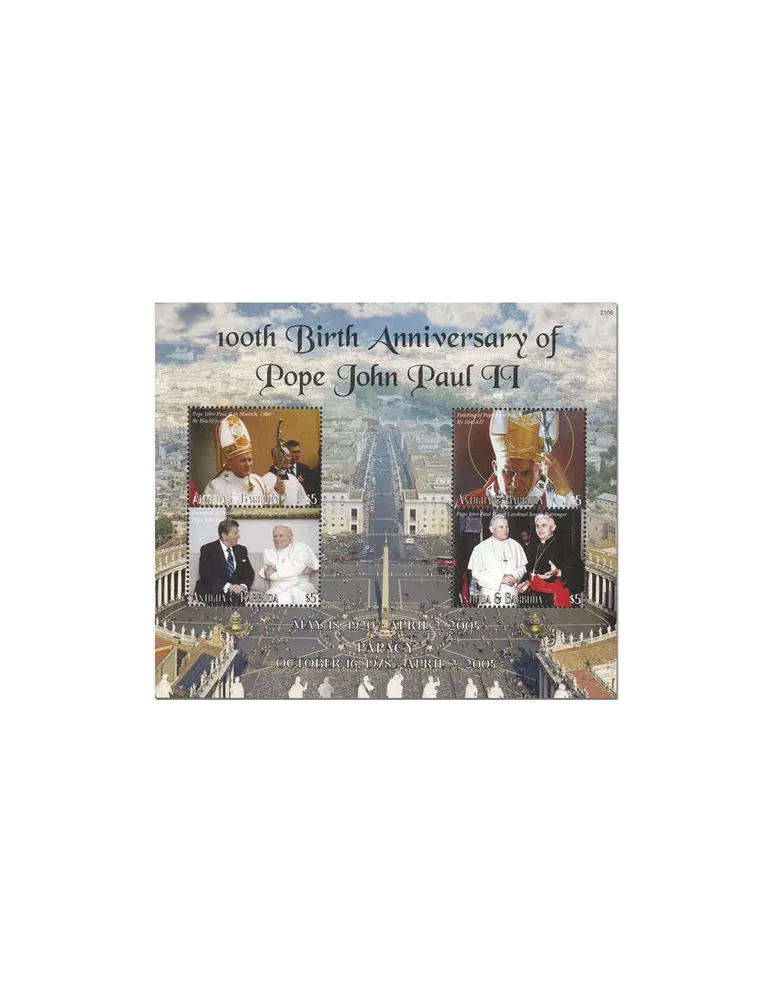 n° 5089/5092 - Timbre ANTIGUA Poste