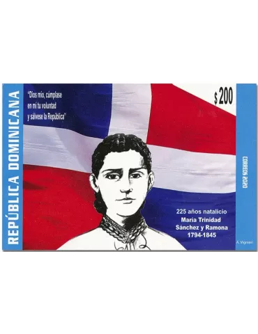 n° 79 - Timbre DOMINICAINE Blocs et feuillets