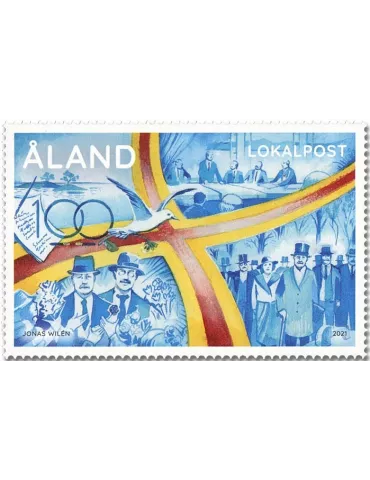 n° 508 - Timbre ALAND Poste