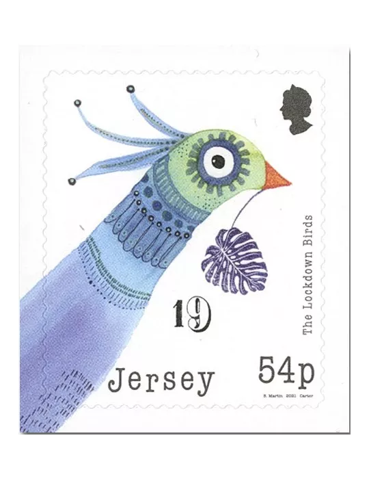 n° 2542/2549 - Timbre JERSEY Poste