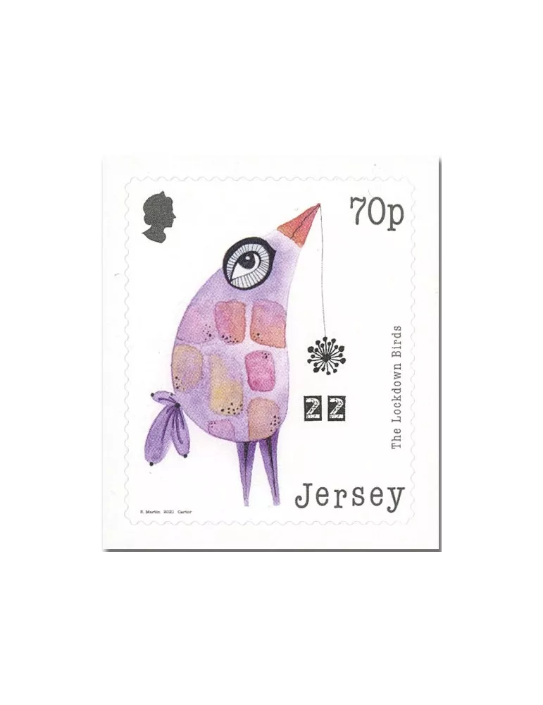 n° 2542/2549 - Timbre JERSEY Poste