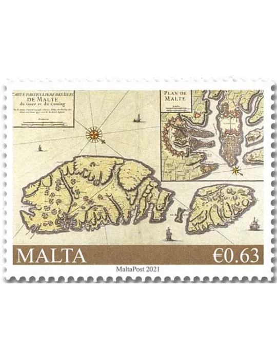 n° 2054/2057 - Timbre MALTE Poste