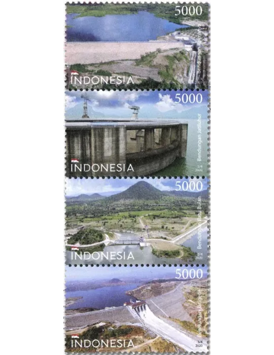 n° 3058/3061 - Timbre INDONESIE Poste